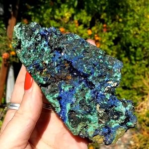 Large Sparkling Malachite & Azurite Specimen